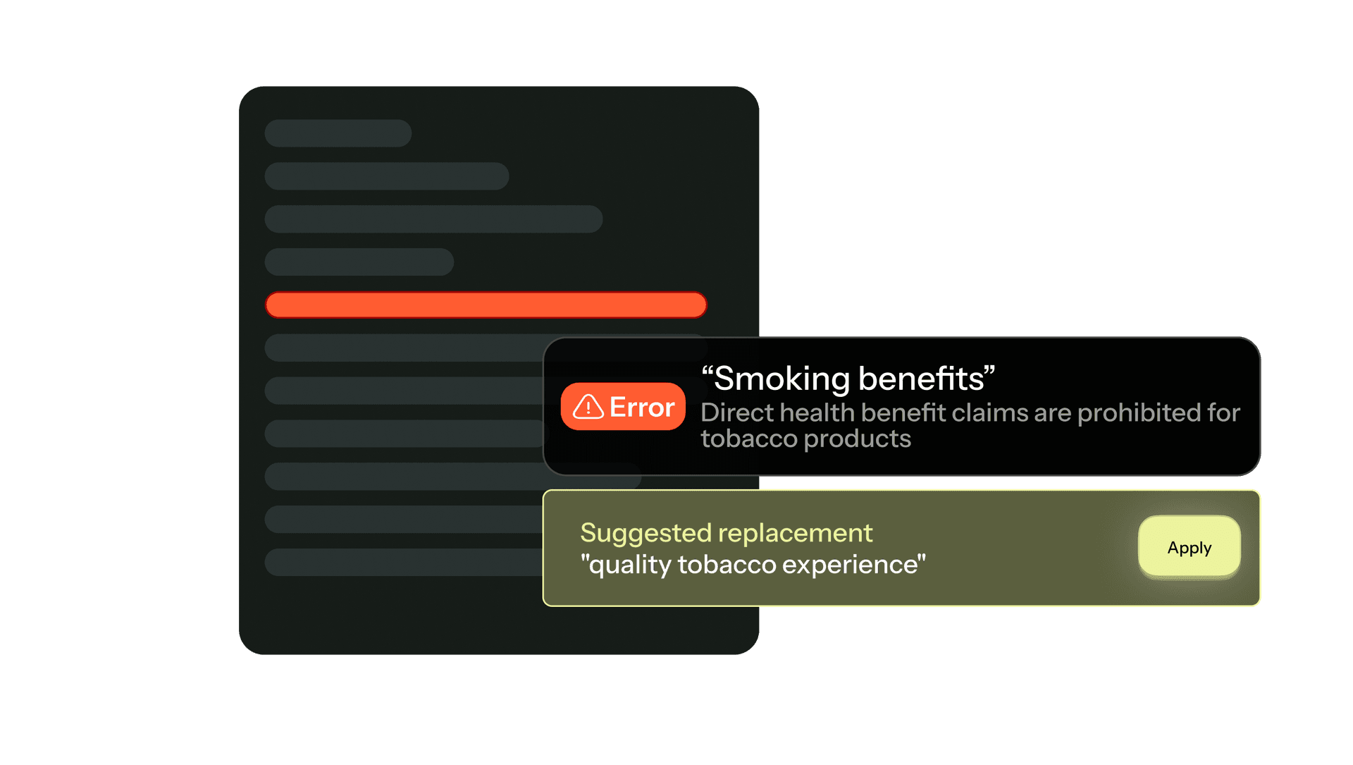 Actionable context and fixes.